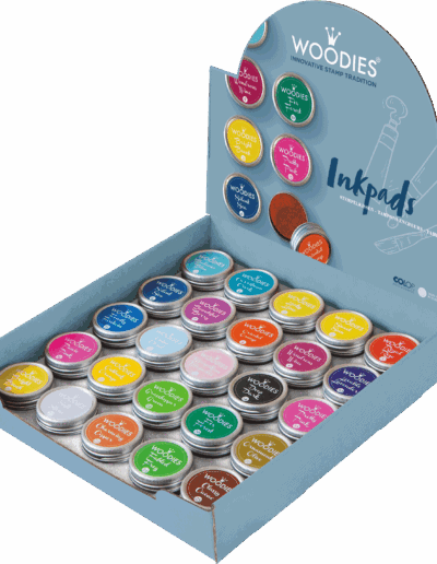 colop arts and crafts woodies ln w99000 inkpads display
